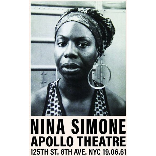 Photocircle Poster / Leinwandbild - Nina Simone at the Apollo Theatre