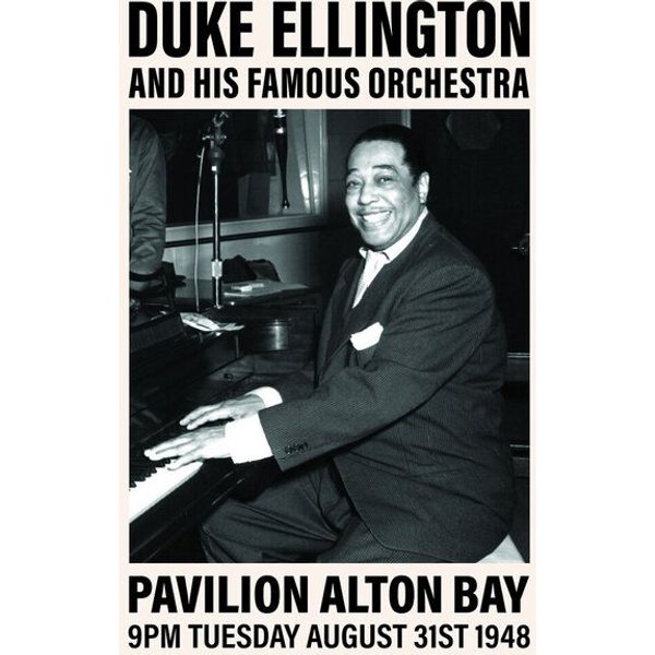 Photocircle Poster / Leinwandbild - Duke Ellington at Pavilion Alton Bay