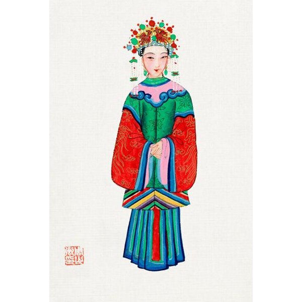 Photocircle Poster / Leinwandbild - Chinesische Prinzessin