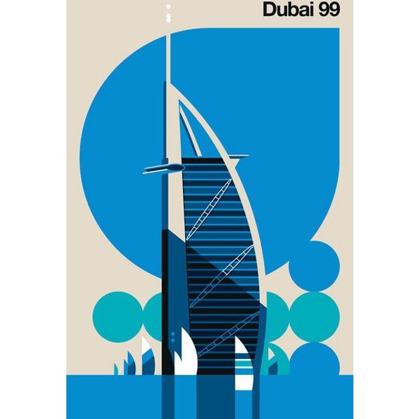 Photocircle Poster / Leinwandbild - Dubai 99