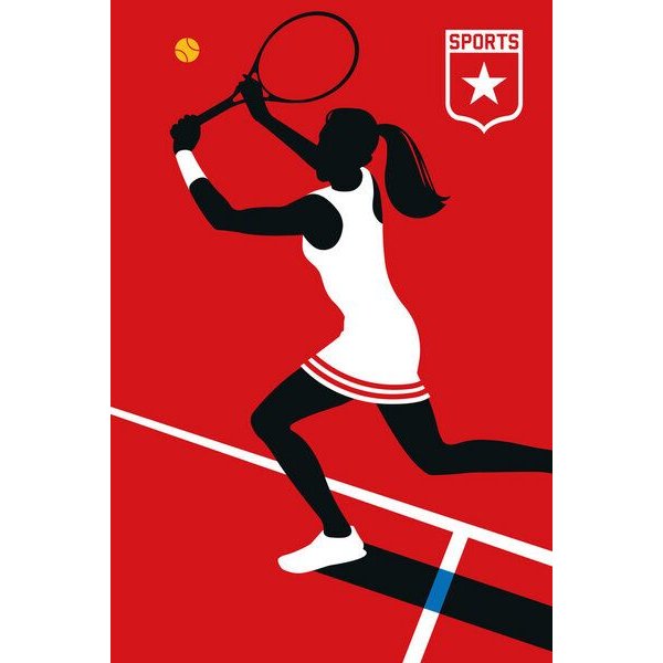Photocircle Poster / Leinwandbild - Tennis