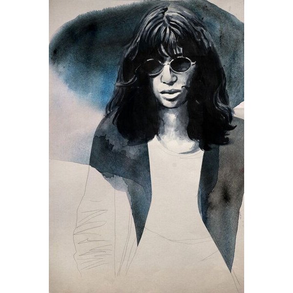 Photocircle Poster / Leinwandbild - Joey Ramone