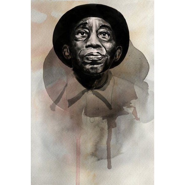 Photocircle Poster / Leinwandbild - Mississipi John Hurt