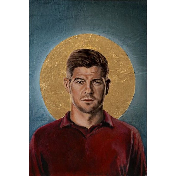 Photocircle Poster / Leinwandbild - Steven Gerrard