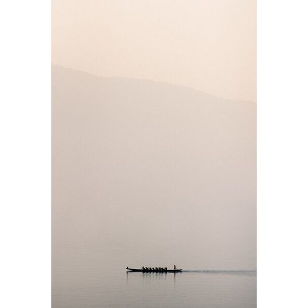 Photocircle Poster / Leinwandbild - Early Morning Dragon Boat