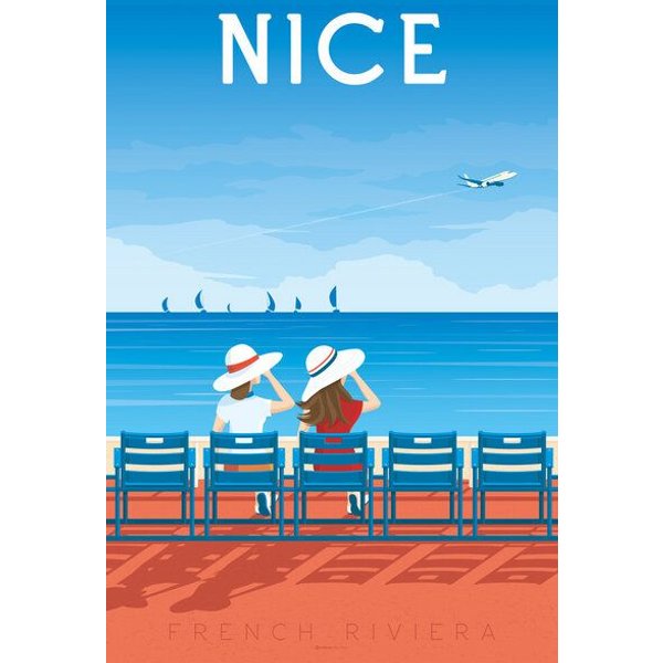 Photocircle Poster / Leinwandbild - Nice Vintage Travel Wandbild