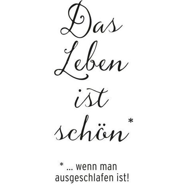 Photocircle Poster / Leinwandbild - Das Leben ist schön