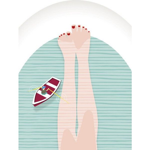 Photocircle Poster / Leinwandbild - Badewanne