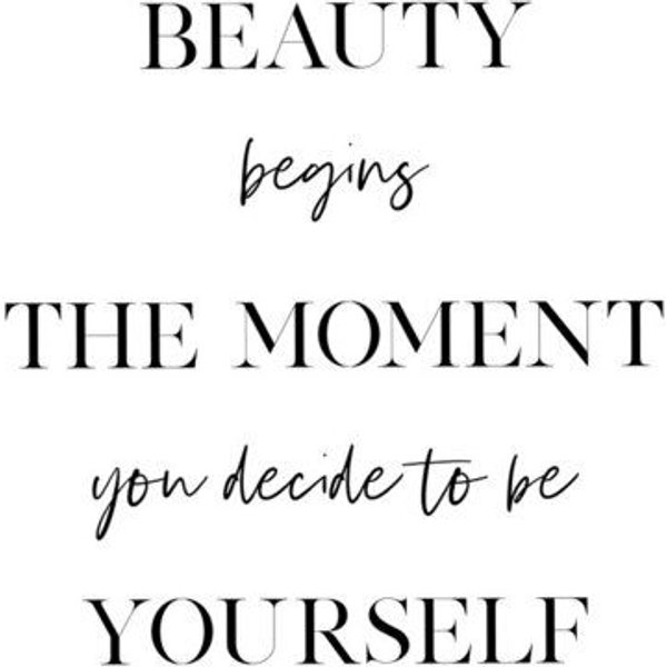 Photocircle Poster / Leinwandbild - Be Yourself No2