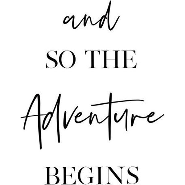 Photocircle Poster / Leinwandbild - Adventure Begins
