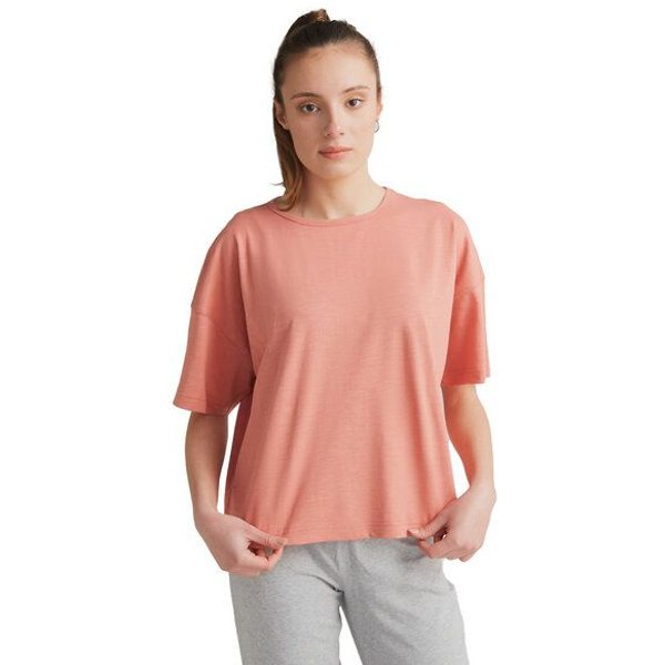 Leela Cotton Damen Flammé T-Shirt Bio-Baumwolle