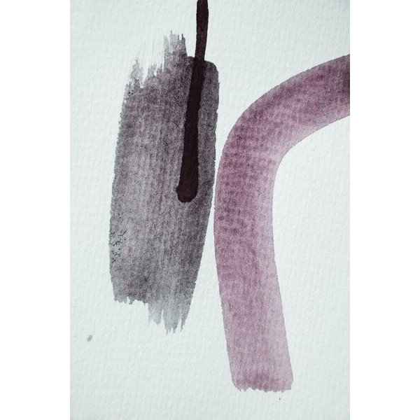 Photocircle Poster / Leinwandbild - Aquarelle Meets Pencil - Nude and Earth