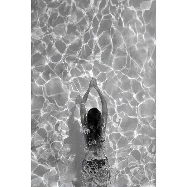 Photocircle Poster / Leinwandbild - liquid LOVE - black & white edition