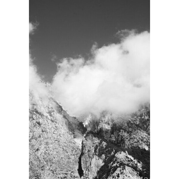 Photocircle Poster / Leinwandbild - hiking through MOUNTAINS & CLOUDS