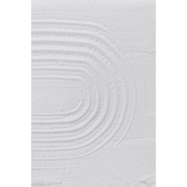 Photocircle Poster / Leinwandbild - white textures 1 - minimal RAINBOW