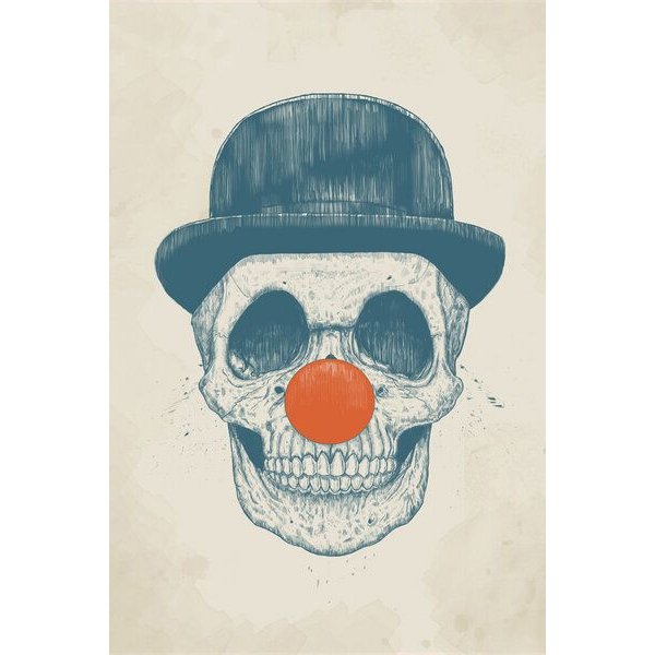 Photocircle Poster / Leinwandbild - Dead clown
