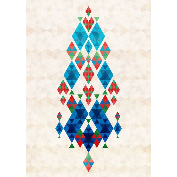 Photocircle Poster / Leinwandbild - Bohemian Kilim Dreamcatcher