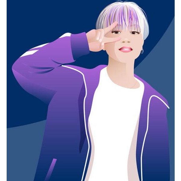 Photocircle Poster / Leinwandbild - Junger Mensch mit cooler pose