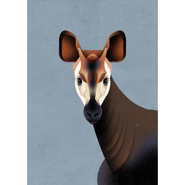 Photocircle Poster / Leinwandbild - Okapi