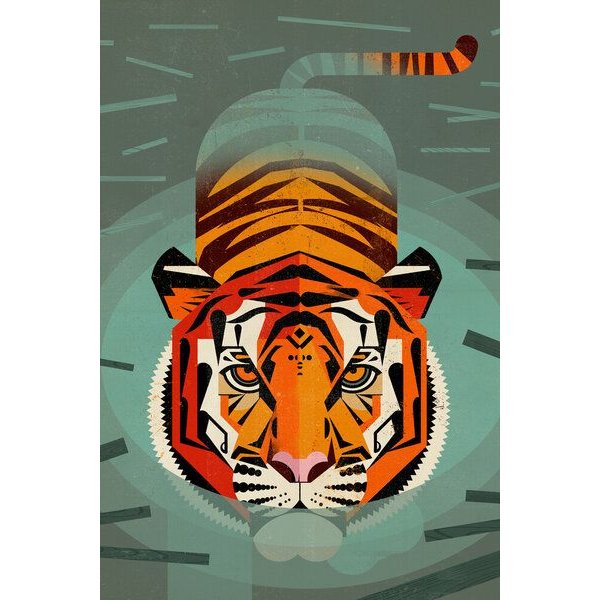 Photocircle Poster / Leinwandbild - Tiger