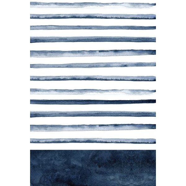 Photocircle Poster / Leinwandbild - Watercolor Lines