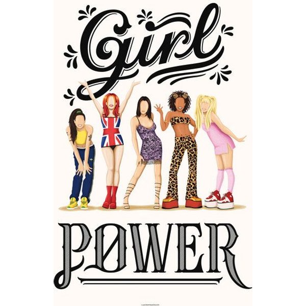Photocircle Poster / Leinwandbild - Girl Power