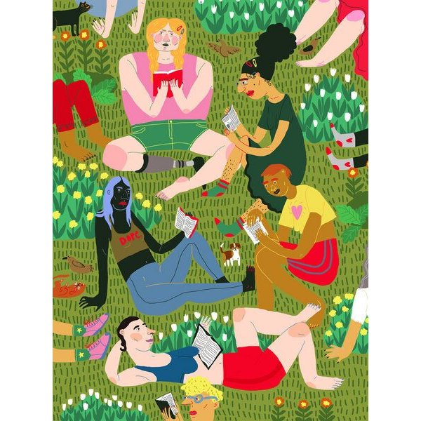 Photocircle Poster / Leinwandbild - Summer Reading Club