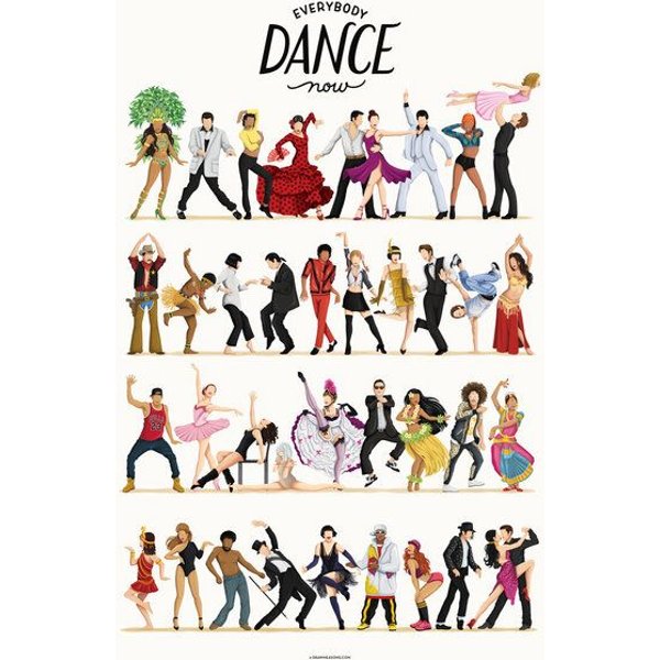 Photocircle Poster / Leinwandbild - Everybody Dance Now