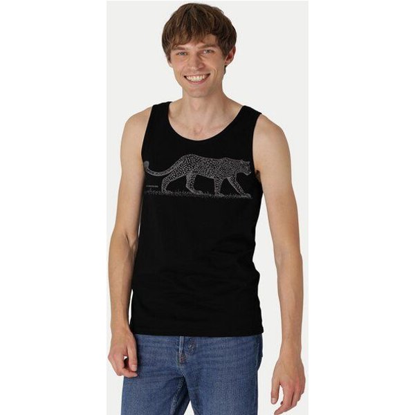 Peaces.bio - handbedruckte Biomode Bio-Herren-Tank Top Leopard