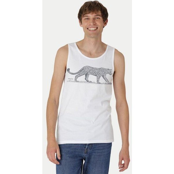 Peaces.bio - handbedruckte Biomode Bio-Herren-Tank Top Leopard