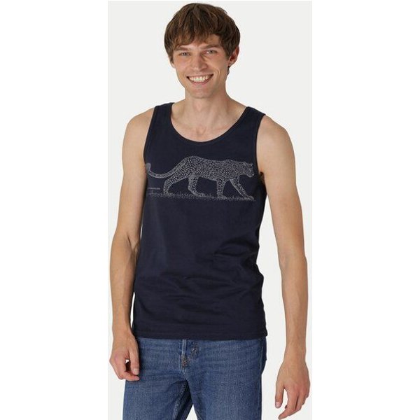 Peaces.bio - handbedruckte Biomode Bio-Herren-Tank Top Leopard