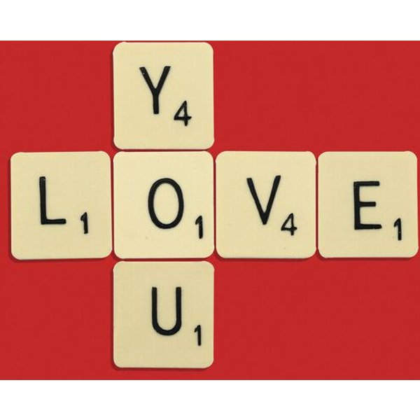 Photocircle Poster / Leinwandbild - Love you