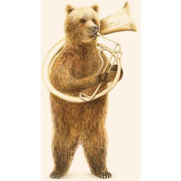 Photocircle Poster / Leinwandbild - The bear and its Helicon