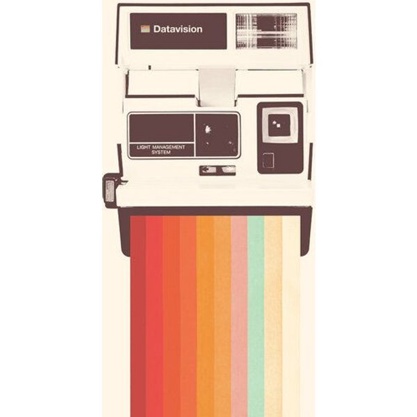 Photocircle Poster / Leinwandbild - Instant Camera Rainbow