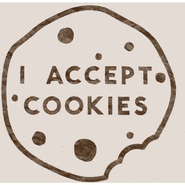 Photocircle Poster / Leinwandbild - I accept cookies