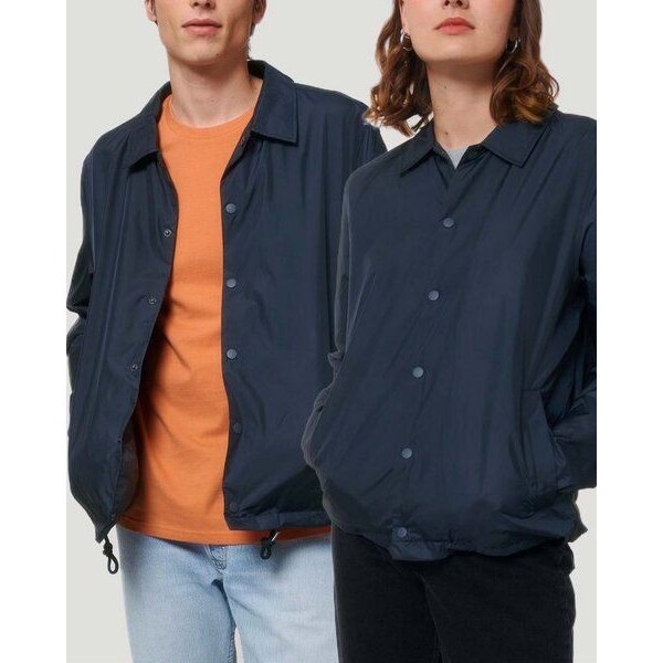 YTWOO Coacher Jacke für Sie & Ihn aus recyceltem PET, Übergangsjacke mit Knöpfen