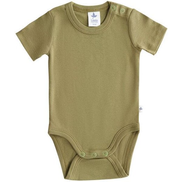Leela Cotton Baby Kinder Body Kurzarm Bio-Baumwolle Rippjersey 2006