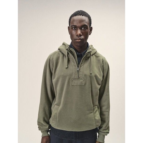 WOTE Herren Outdoor Half-Zip Hoodie aus Bio-Baumwolle
