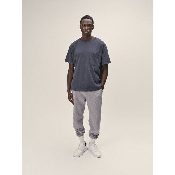 WOTE Herren Oversized T-Shirt aus Bio-Baumwolle mit Brusttasche