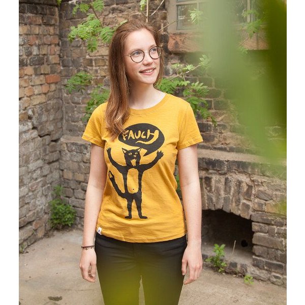 päfjes - Kater Ferdinand Fauch - Frauen T-Shirt - aus Baumwolle Bio