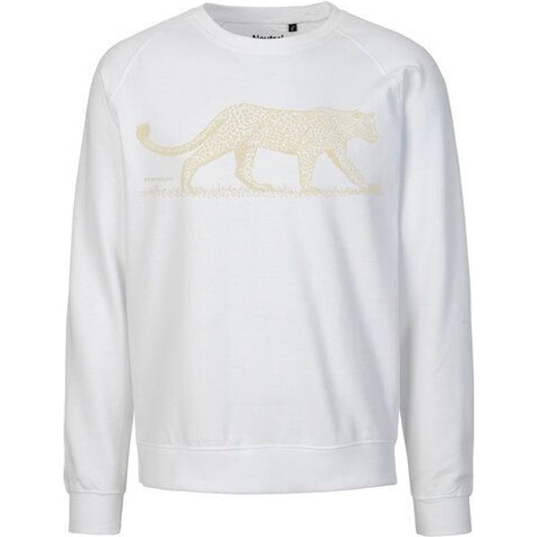 Peaces.bio - handbedruckte Biomode Bio Damen Sweatshirt Loose Fit Leopard