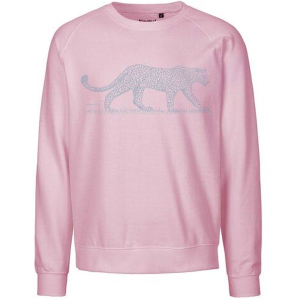 Peaces.bio - handbedruckte Biomode Bio Damen Sweatshirt Loose Fit Leopard