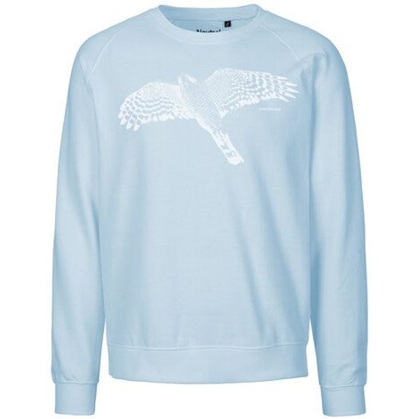 Peaces.bio - handbedruckte Biomode Bio Damen-Sweatshirt Loose Fit Sperber