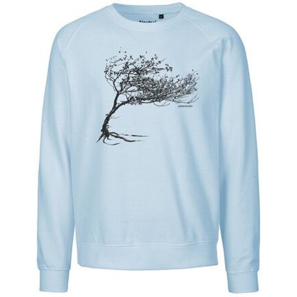 Peaces.bio - handbedruckte Biomode Bio Herren-Sweatshirt Windy Tree