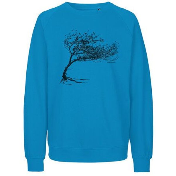 Peaces.bio - handbedruckte Biomode Bio Herren-Sweatshirt Windy Tree