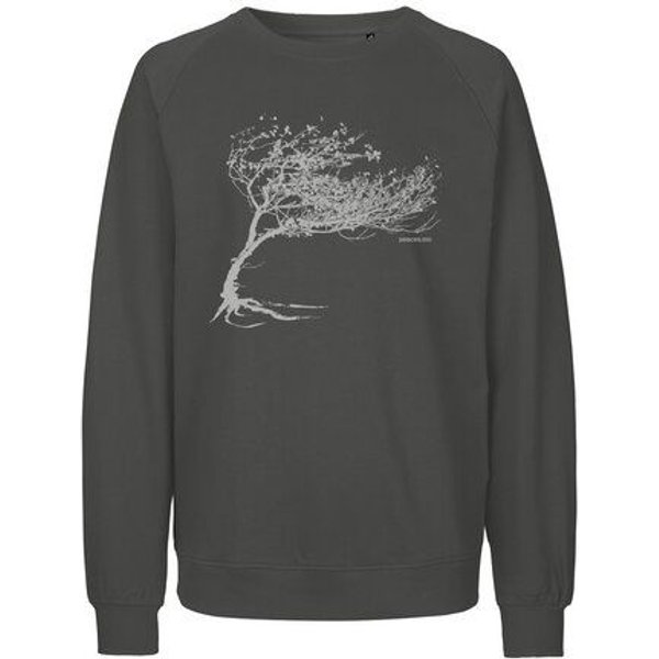 Peaces.bio - handbedruckte Biomode Bio Herren-Sweatshirt Windy Tree