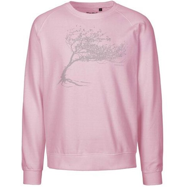 Peaces.bio - handbedruckte Biomode Bio Herren-Sweatshirt Windy Tree