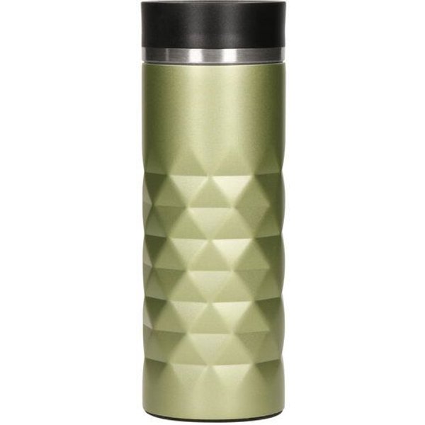 elasto Premium Edelstahl Thermobecher Diamond - 450 ml - auslaufsicherer Verschluss