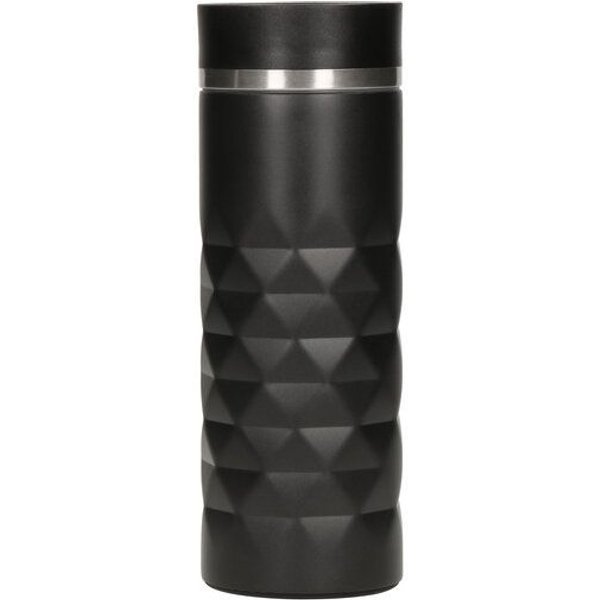 elasto Premium Edelstahl Thermobecher Diamond - 450 ml - auslaufsicherer Verschluss