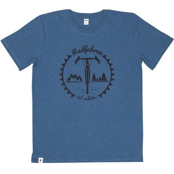päfjes Radfahren ist schön / Gravel - Fair gehandeltes Männer T-Shirt - Slub